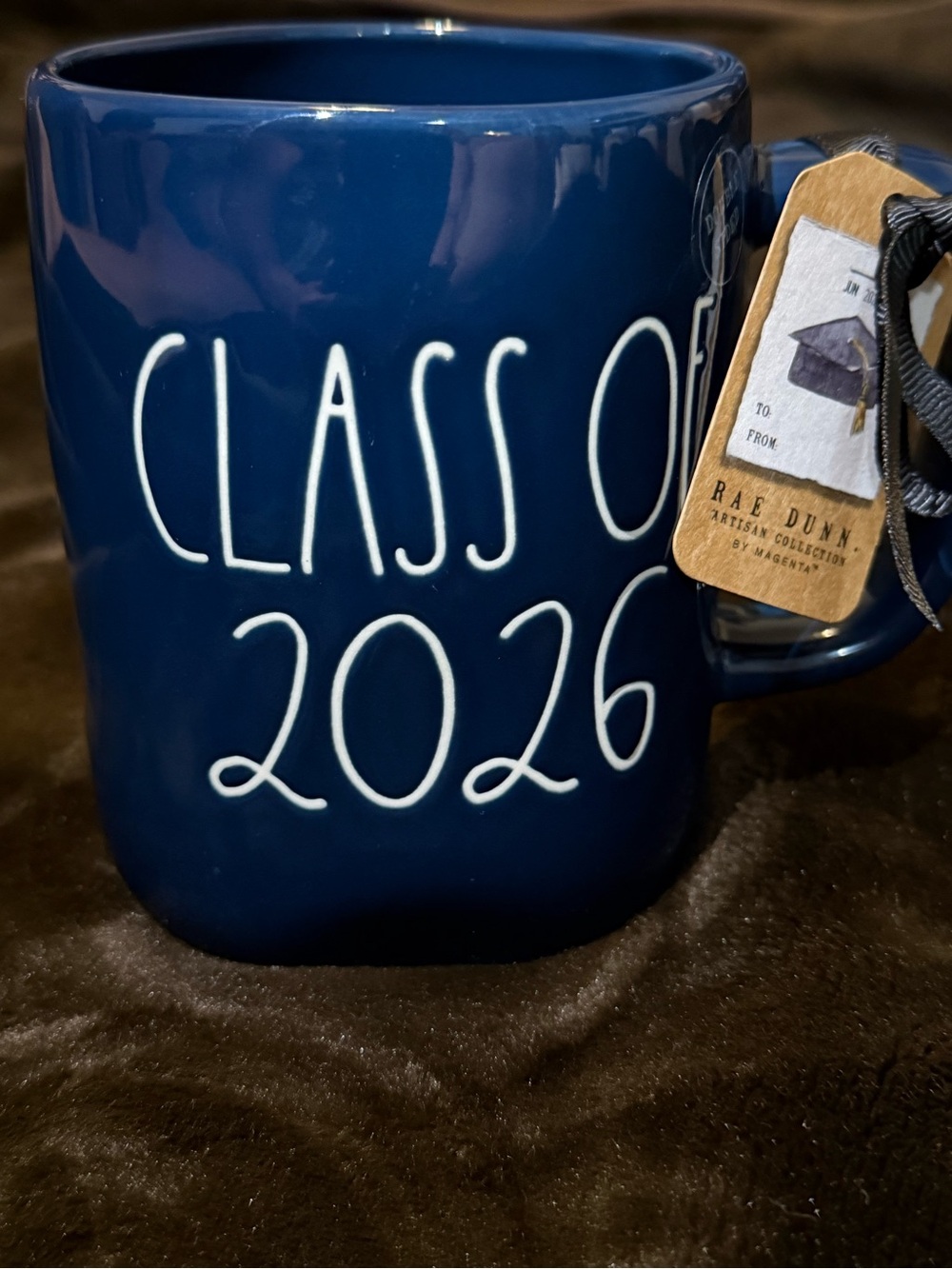 Rae Dunn Navy 'Class of 2026' Double-sided Ceramic Mug - Picture 2 of 9